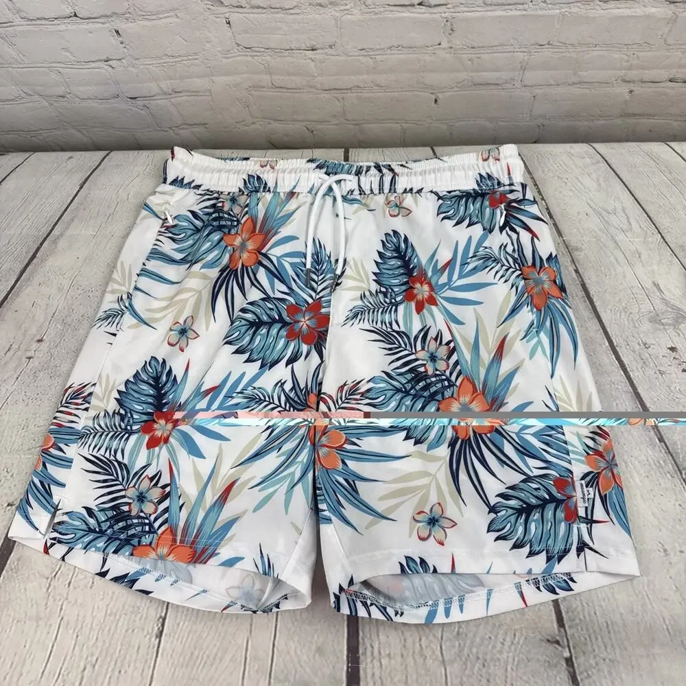 Maamgic Mens multi colored Quick Dry Swim Trunks Lot of 2 pair men’s large